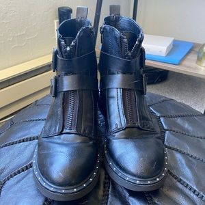 Studded Combat Boots